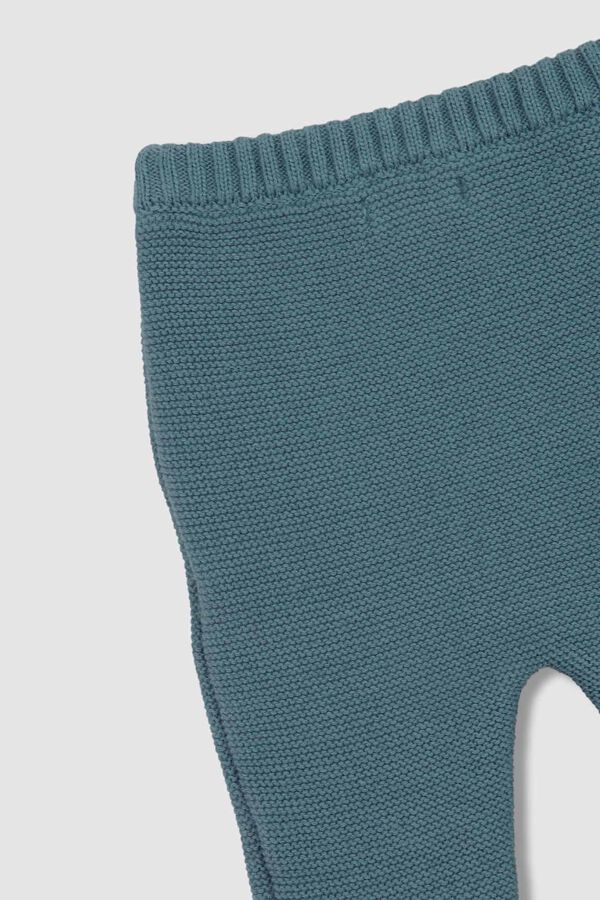 Gocco Collants de malha azul-claro azul