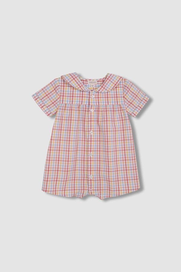 Gocco Pijama cuadros blanco blanco