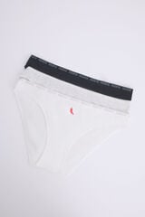 HI&BYE Pacote de 3 cuecas cl&aacute;ssicas preta, branca, cinza branco