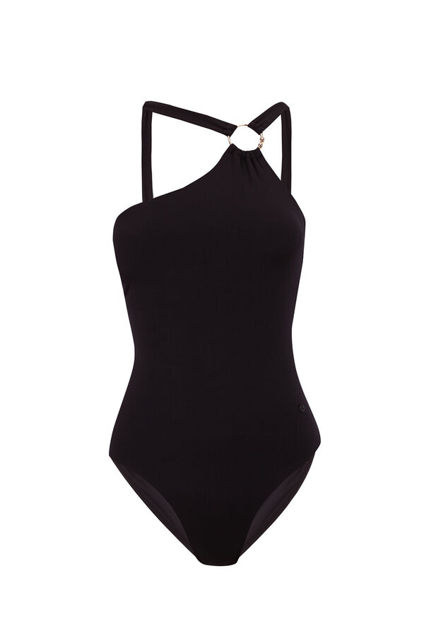 Women'secret Ba&ntilde;ador moldeador asim&eacute;trico negro negro