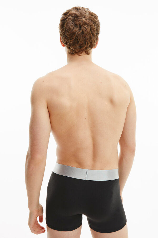 Calvin Klein Pack 3 b&oacute;xer cinturilla brillante estampado