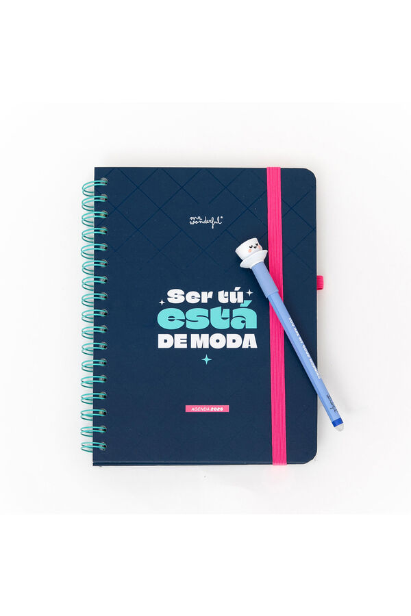 Mr. Wonderful Agenda Wonder 2026 Semanal - Ser t&uacute; est&aacute; de moda estampado