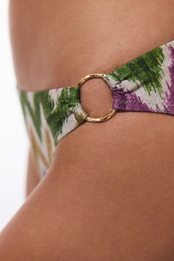 Penti Braga de bikini cl&aacute;sica estampada brillo estampado