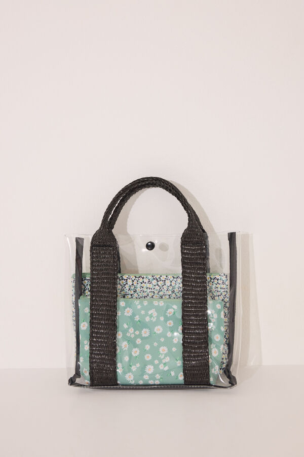 Women'secret Pacote de n&eacute;cessaire com flores multicoloridas estampado