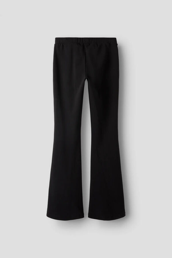 Lmtd Pantal&oacute;n de punto bajo acampanado. negro