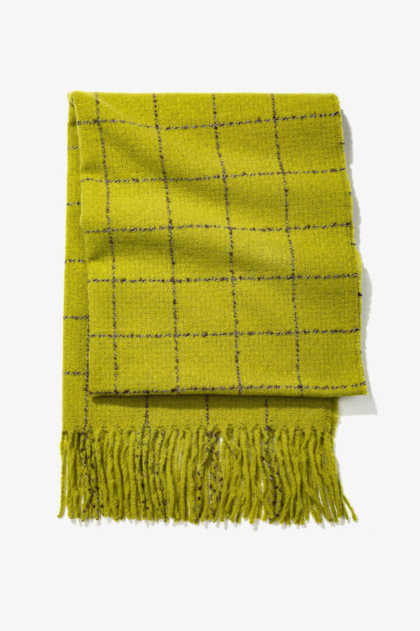 Vilanova Manta Bufanda a Cuadros verde