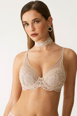 Promise Sutiã com bojo e aro bege