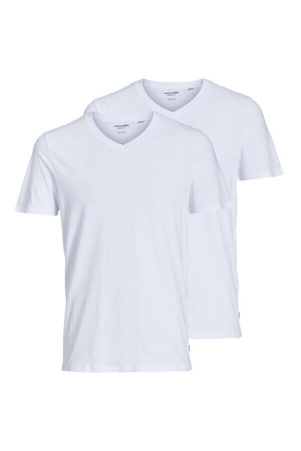 Jack & Jones Pack 2 camisetas regular fit blanco