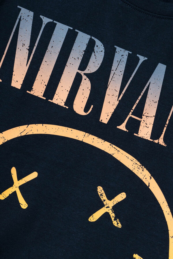 Name it Camiseta ni&ntilde;o Nirvana azul