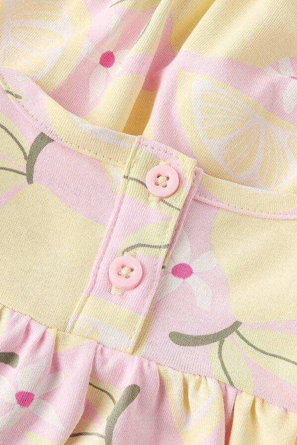 Name it Bodie de beb&eacute; limones rosa