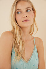 Women'secret Pijama corto tirantes La Vecina Rubia verde