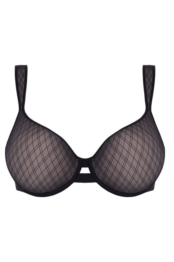 Chantelle Soutien com aros memory Smooth Lines preto