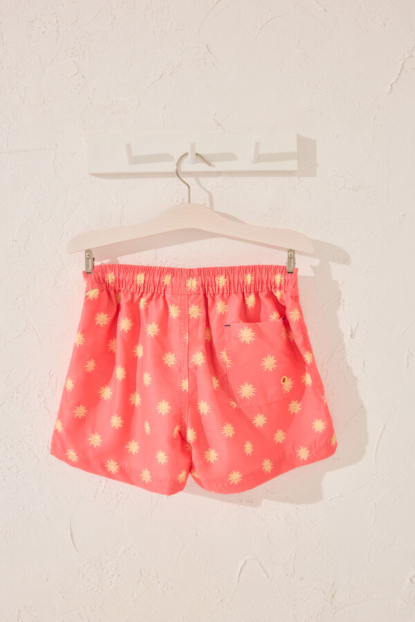 Women'secret Fato de banho menino estampa SmileyWorld&reg; borgonha