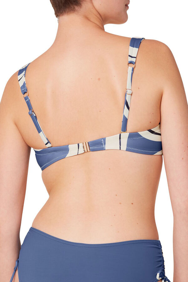 Triumph Top biquíni bandeau azul
