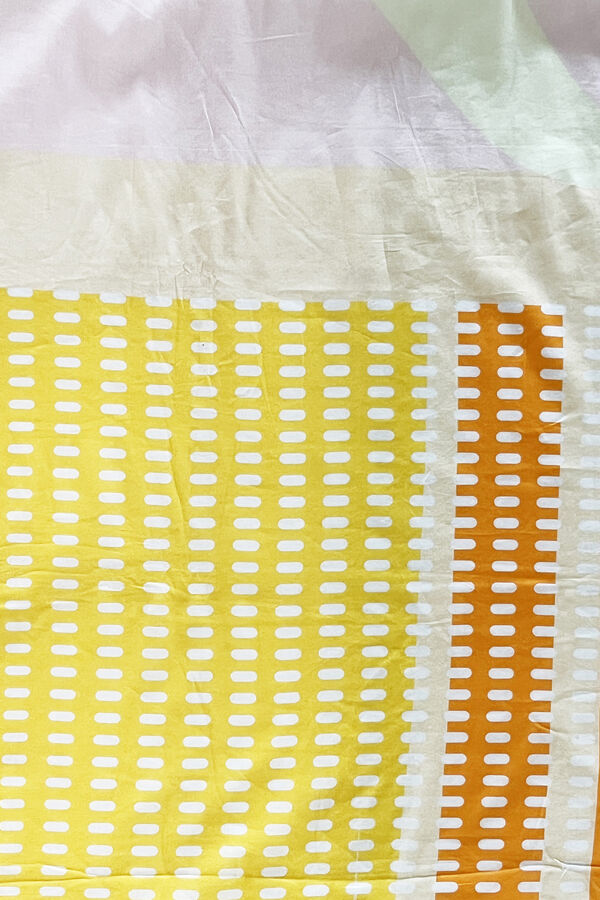 Abbacino Toalha de praia de algod&atilde;o com estampado geom&eacute;trico verde vermelho