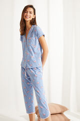 Womensecret Pijama camisero Pantera Rosa azul