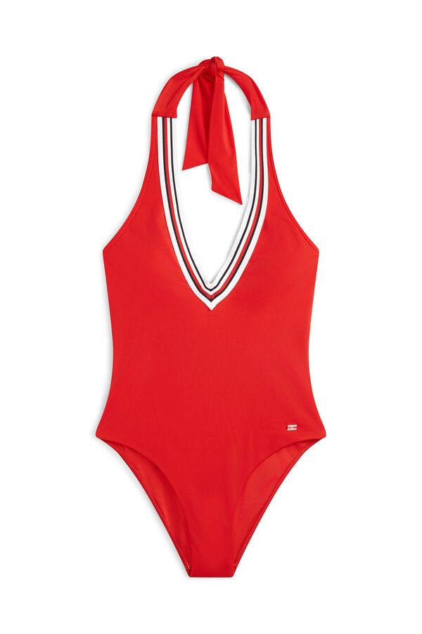 Tommy Hilfiger Fato de banho halter vermelho