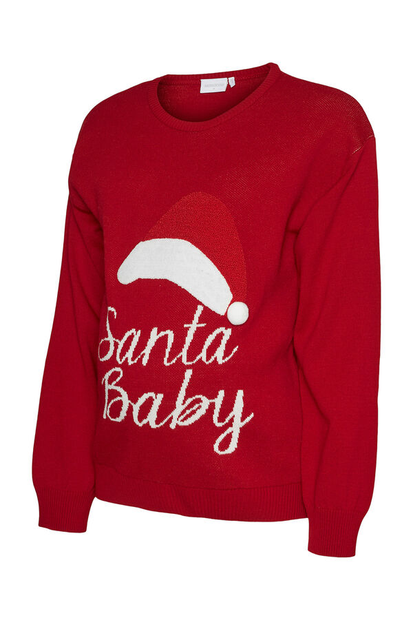 Mamalicious Camisola de Natal maternity  vermelho