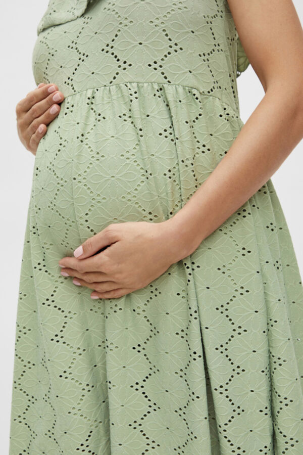 Womensecret Vestido de tirantes maternity verde