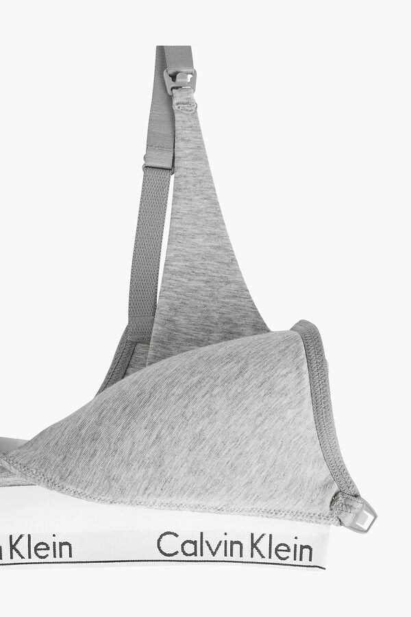 Calvin Klein Top de maternidade algod&atilde;o com c&oacute;s da Calvin Klein cinzento