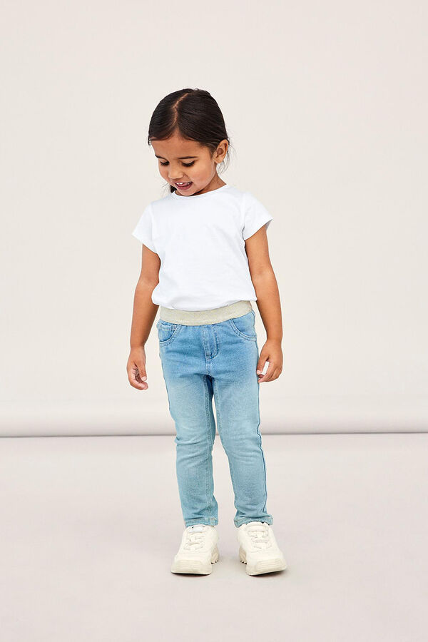 Name it Leggings jeans menina  azul