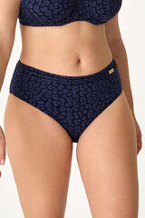 Promise Braga bikini alta animal print azul