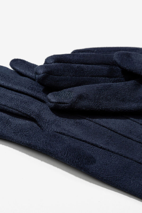 Vilanova Guantes de Pantalla T&aacute;ctil con Relieve azul