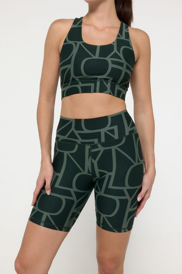 Only Play Pantal&oacute;n corto de ciclista tejido B-Dry turquesa