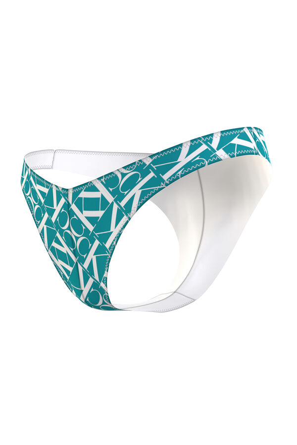 Calvin Klein Parte De Abajo De Tanga estampado