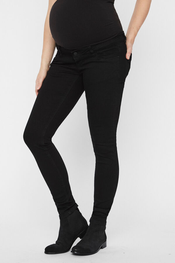 Womensecret Jeans pretos maternity Better Cotton preto