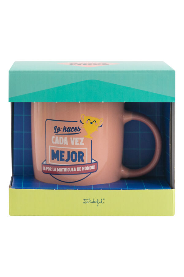 Mr. Wonderful Taza - Lo haces cada vez mejor estampado