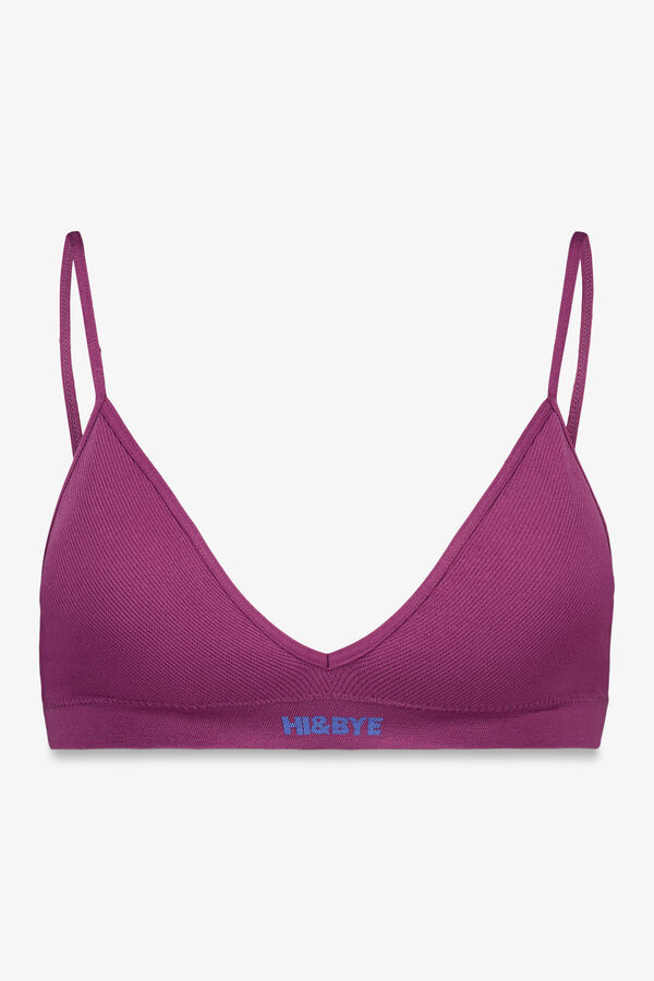 HI&BYE Sujetador seamless triangular burgundy  burdeos