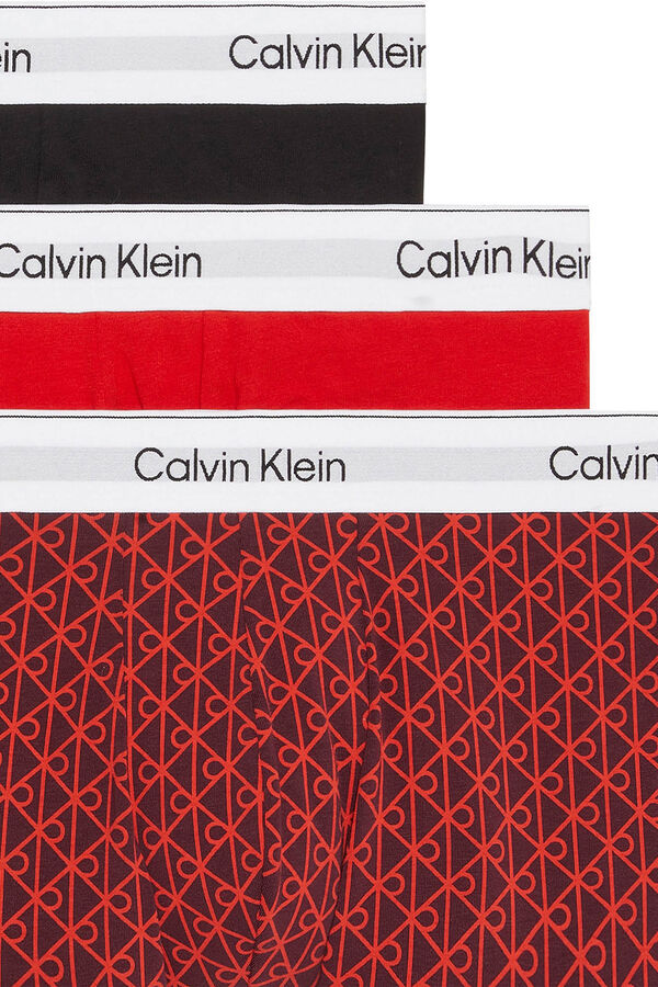 Calvin Klein Pacote de 3 boxers curtos estampado
