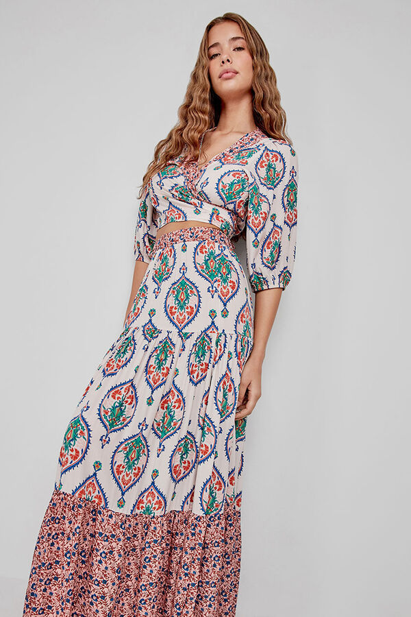 Gisela Top estampado branco