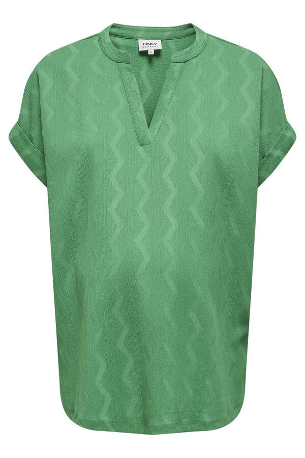 Only Maternity Top gola bico maternity verde