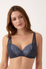 Promise Capacidade de soutien enchimento fino azul