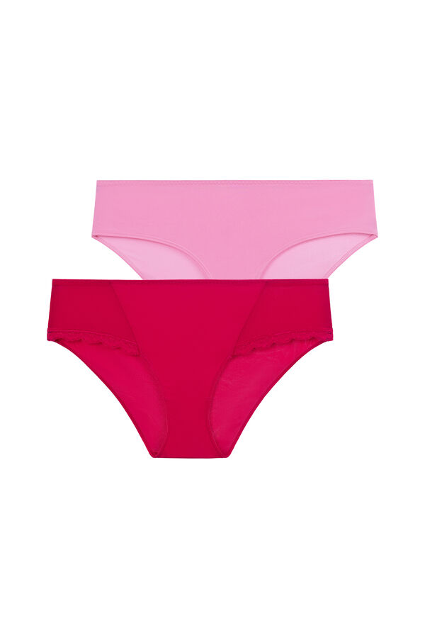 Dorina Pack 2 Bragas hipster cl&aacute;sicas Jana fucsia