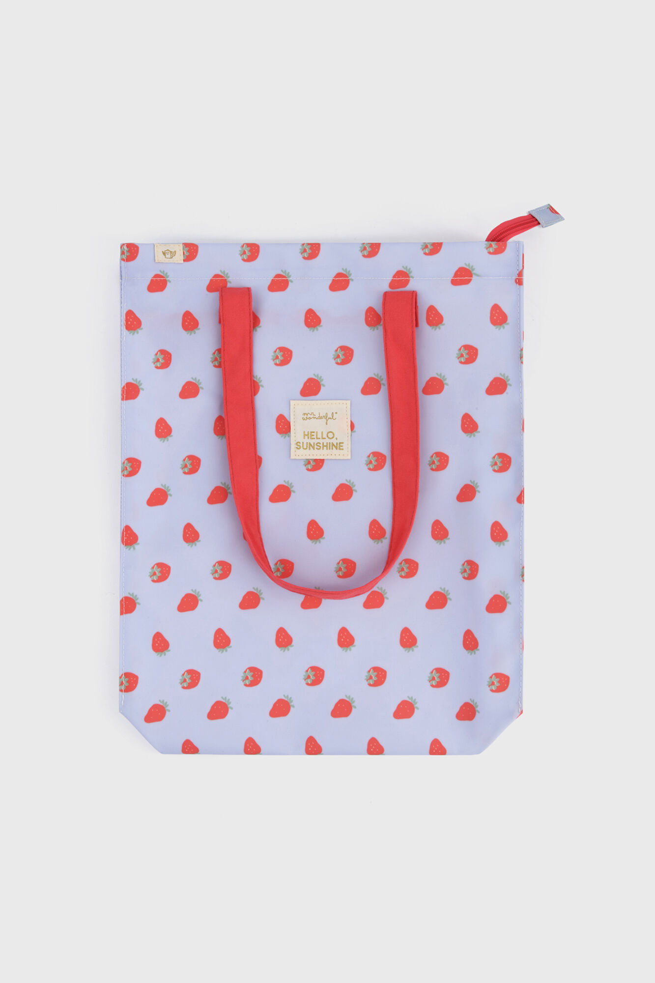 Mr. Wonderful Bolsa de tela tote bag fresas Hello, sunshine!