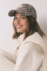 Women'secret Gorra felpa animal print estampado