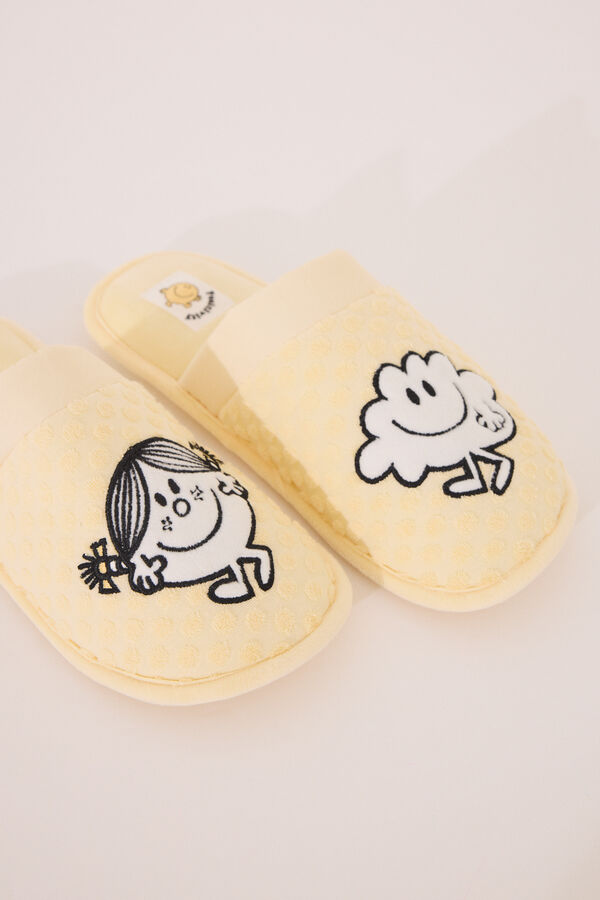 Women'secret Zapatillas casa Little Miss Mr. Men amarillo amarillo