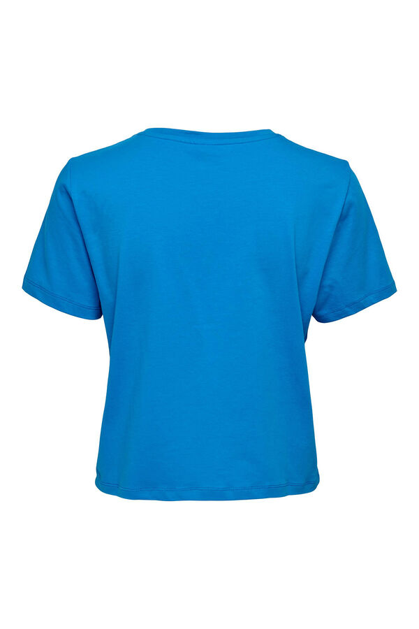 Womensecret Camiseta manga corta azul