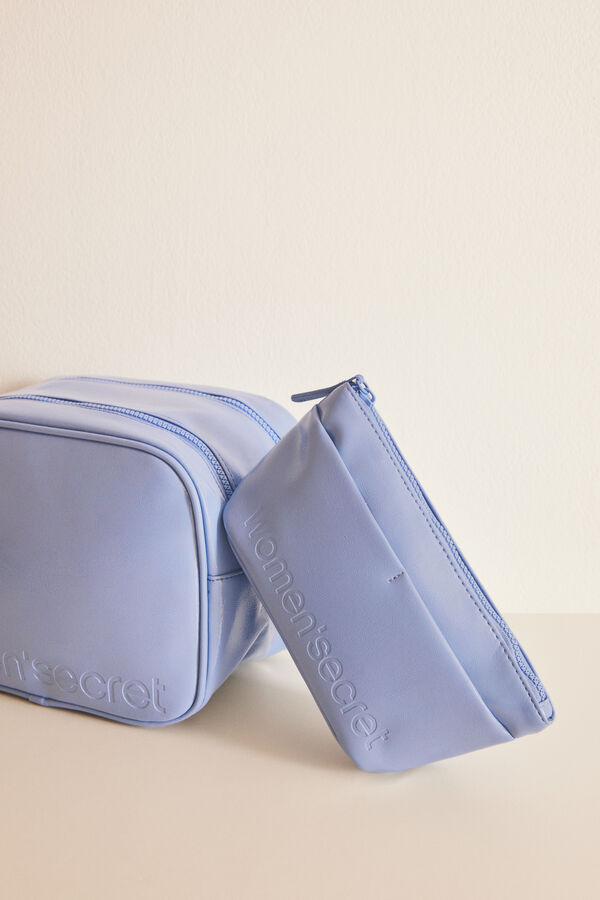 Women'secret Neceser peque&ntilde;o charol azul azul