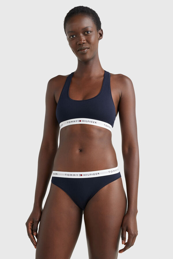 Tommy Jeans Tanga de renda Intrinsic azul