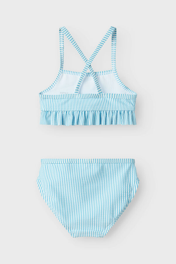 Name it Biquíni de menina com detalhe  azul