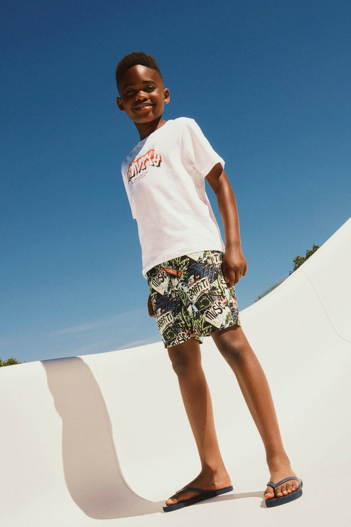 Name It Ba&ntilde;ador de ni&ntilde;o estampado