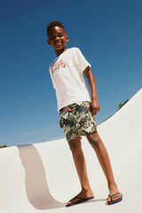 Name It Ba&ntilde;ador de ni&ntilde;o estampado negro