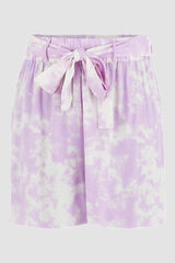 Pieces Shorts cortos fluidos  morado/lila