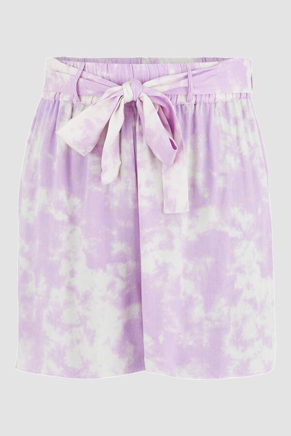 Pieces Shorts cortos fluidos  morado/lila