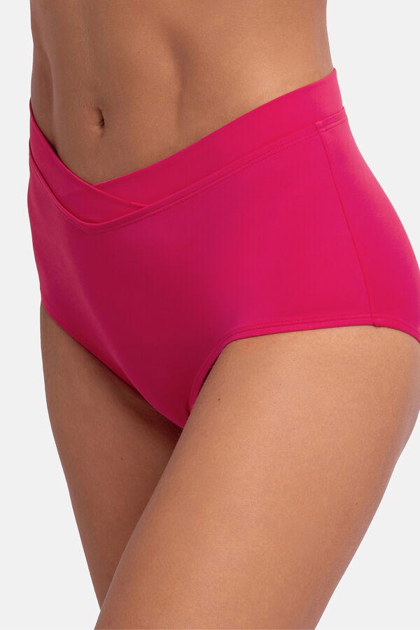 Dorina Calcinha de biquíni midi rosa rosa