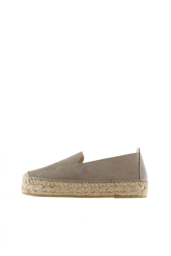 Vidorreta Slipper plataforma de yute cru